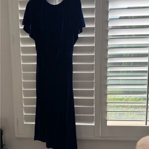 St. John Collection Navy Maxi Dress
